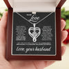 New Christmas Gift To My Love Eternal Heart Double layered Heart Shaped Necklace With Gift Box Gilrfriend Wife Valentine's Day Gifts | MONMONSHOP