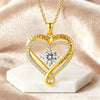 New Christmas Gift To My Love Eternal Heart Double layered Heart Shaped Necklace With Gift Box Gilrfriend Wife Valentine's Day Gifts | MONMONSHOP