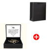 To My Daughter Infinite Symbol Hollow Heart Bracelet With Gift Box For Daughter's Birthday Party Adult Gifts | MONMONSHOP