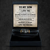 Eternal Love Complete Bracelet Gift Set To My Son Three layer Leather Bracelet for Boy Birthday Children's Day Christmas Gifts | MMS - monmonshop.com