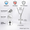 Jewelry Gifts Hip Hop Cross Necklace for Men Women, Stainless Steel Chic Cross Pendant,Christian Classic | MONMONSHOP - monmonshop.com