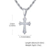Jewelry Gifts Hip Hop Cross Necklace for Men Women, Stainless Steel Chic Cross Pendant,Christian Classic | MONMONSHOP - monmonshop.com