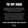 Men's Leather Rope Bracele For Birthday Father's Day Christmas Gifts To My Man Custom Engraved | MONMONShop - monmonshop.com