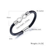 Men's Leather Rope Bracele For Birthday Father's Day Christmas Gifts To My Man Custom Engraved | MONMONShop - monmonshop.com