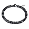 MMS 3 - 11mm Chunky Miami Curb Chain Bracelet for Men, Stainless Steel Cuban Link Chain Wristband Classic Punk Heavy Male Jewelry - monmonshop.com