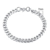 MMS 3 - 11mm Chunky Miami Curb Chain Bracelet for Men, Stainless Steel Cuban Link Chain Wristband Classic Punk Heavy Male Jewelry - monmonshop.com