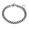 MMS 3 - 11mm Chunky Miami Curb Chain Bracelet for Men, Stainless Steel Cuban Link Chain Wristband Classic Punk Heavy Male Jewelry - monmonshop.com