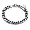MMS 3 - 11mm Chunky Miami Curb Chain Bracelet for Men, Stainless Steel Cuban Link Chain Wristband Classic Punk Heavy Male Jewelry - monmonshop.com