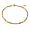 MMS 3 - 11mm Chunky Miami Curb Chain Bracelet for Men, Stainless Steel Cuban Link Chain Wristband Classic Punk Heavy Male Jewelry - monmonshop.com