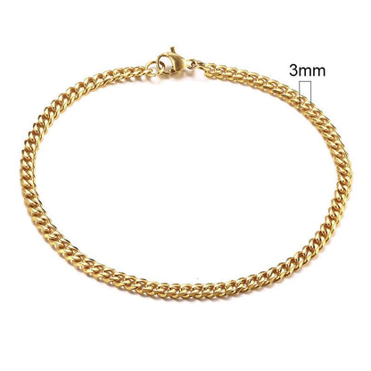 MMS 3 - 11mm Chunky Miami Curb Chain Bracelet for Men, Stainless Steel Cuban Link Chain Wristband Classic Punk Heavy Male Jewelry - monmonshop.com