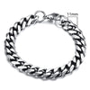 MMS 3 - 11mm Chunky Miami Curb Chain Bracelet for Men, Stainless Steel Cuban Link Chain Wristband Classic Punk Heavy Male Jewelry - monmonshop.com