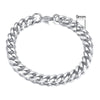 MMS 3 - 11mm Chunky Miami Curb Chain Bracelet for Men, Stainless Steel Cuban Link Chain Wristband Classic Punk Heavy Male Jewelry - monmonshop.com