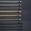 MMS 3 - 11mm Chunky Miami Curb Chain Bracelet for Men, Stainless Steel Cuban Link Chain Wristband Classic Punk Heavy Male Jewelry - monmonshop.com