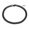 MMS 3 - 11mm Chunky Miami Curb Chain Bracelet for Men, Stainless Steel Cuban Link Chain Wristband Classic Punk Heavy Male Jewelry - monmonshop.com
