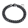 MMS 3 - 11mm Chunky Miami Curb Chain Bracelet for Men, Stainless Steel Cuban Link Chain Wristband Classic Punk Heavy Male Jewelry - monmonshop.com