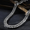 MMS 3/5/7/9mm Thick Cuban Chain Necklaces for Men Women,Simple Miami Curb Links Collar,Waterproof Stainless Steel Unisex Chain - monmonshop.com