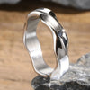 Mobius Ring for Men Boys, Oxidized Twisted Stainless Steel Finger Band,Retro Endless Love Anniversary Gift for Him | MONMONSHOP - monmonshop.com