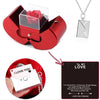 New Christmas Gift Apple Jewelry Box With Eternal Flower Box Rose Flower Birthday Party New Year Valentine's Day Gift | MMS - monmonshop.com