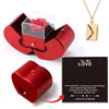 New Christmas Gift Apple Jewelry Box With Eternal Flower Box Rose Flower Birthday Party New Year Valentine's Day Gift | MMS - monmonshop.com