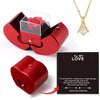 New Christmas Gift Apple Jewelry Box With Eternal Flower Box Rose Flower Birthday Party New Year Valentine's Day Gift | MMS - monmonshop.com