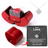 New Christmas Gift Apple Jewelry Box With Eternal Flower Box Rose Flower Birthday Party New Year Valentine's Day Gift | MMS - monmonshop.com