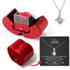 New Christmas Gift Apple Jewelry Box With Eternal Flower Box Rose Flower Birthday Party New Year Valentine's Day Gift | MMS - monmonshop.com