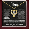 New Christmas Gift To My Love Eternal Heart Double layered Heart Shaped Necklace With Gift Box Gilrfriend Wife Valentine's Day Gifts | MONMONSHOP - monmonshop.com