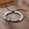 New Men's Casual Lava Stone Beads Urn Bracelets for Ashes, Hollow Tube Cremation Keepsake Memorial Jewelry,Length Adjustable | MMS - monmonshop.com