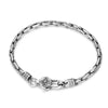 Silver Handmade Woven Retro Domineering Style Personality Keel Man and Woman Bracelets MMS - monmonshop.com