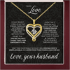 Silver Necklace Eternal Heart Double layered With Gift Box For Gilrfriend Wife Christmas Valentine's Day Gifts | MMS - monmonshop.com