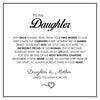 To My Daughter Infinite Symbol Hollow Heart Bracelet With Gift Box For Daughter's Birthday Party Adult Gifts | MONMONSHOP - monmonshop.com