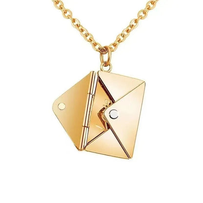 To My Love Christmas Gift Envelope Necklace With Flap Wooden Box For Girlfriend Birthday Mother's Day Valentine's Day Gifts | MMS - monmonshop.com