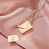 To My Love Christmas Gift Envelope Necklace With Flap Wooden Box For Girlfriend Birthday Mother's Day Valentine's Day Gifts | MMS - monmonshop.com