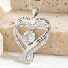 To My Love Eternal Heart Double layered Heart shaped Necklace With Gift Box For Gilrfriend Wife Christmas Valentine's Day Gifts MONMONSHOP - monmonshop.com