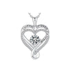 To My Love Eternal Heart Double layered Heart shaped Necklace With Gift Box For Gilrfriend Wife Christmas Valentine's Day Gifts MONMONSHOP - monmonshop.com
